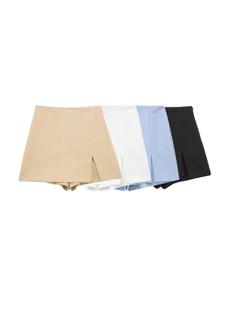 Women's Front Slit Shorts Skir - Summer Zara ulasan dan harga