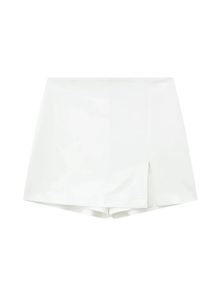Women's Front Slit Shorts Skir - Summer Zara ulasan dan harga